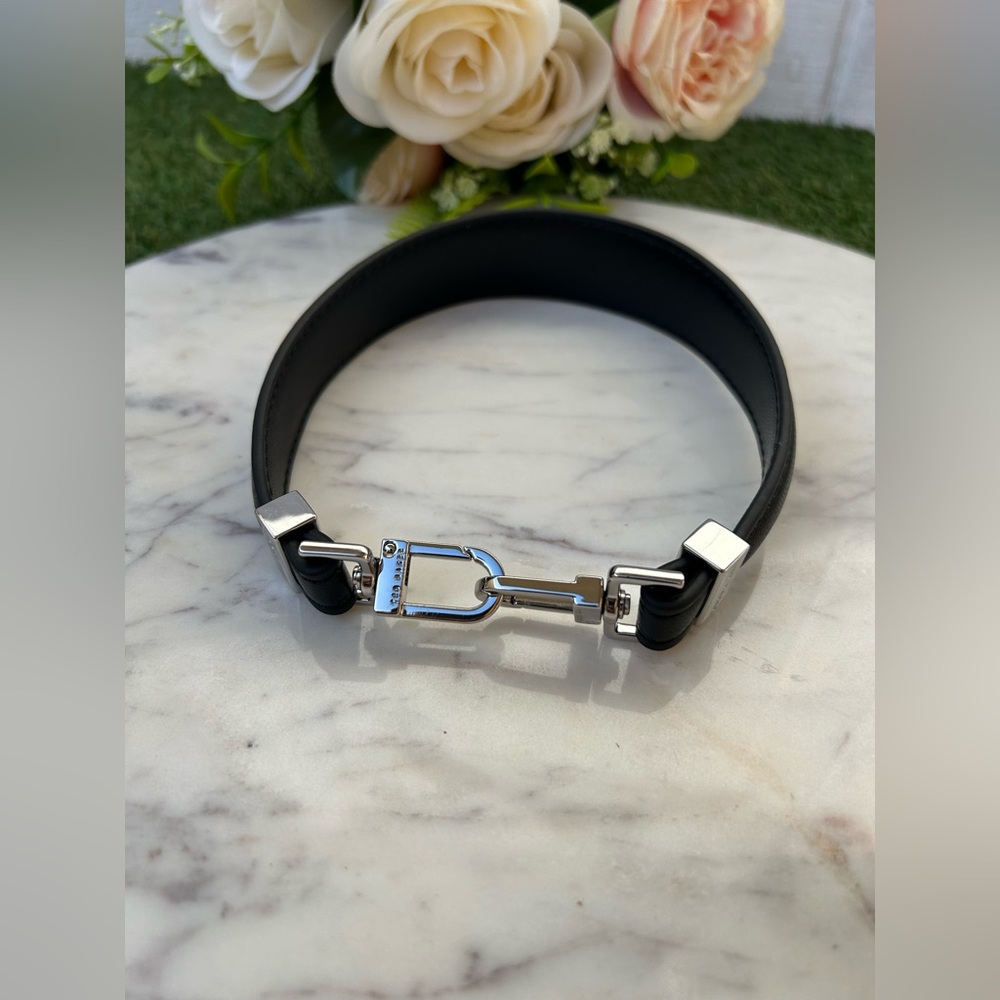Ted baker black Leather /silver strap NEW 15” see pictures for more details